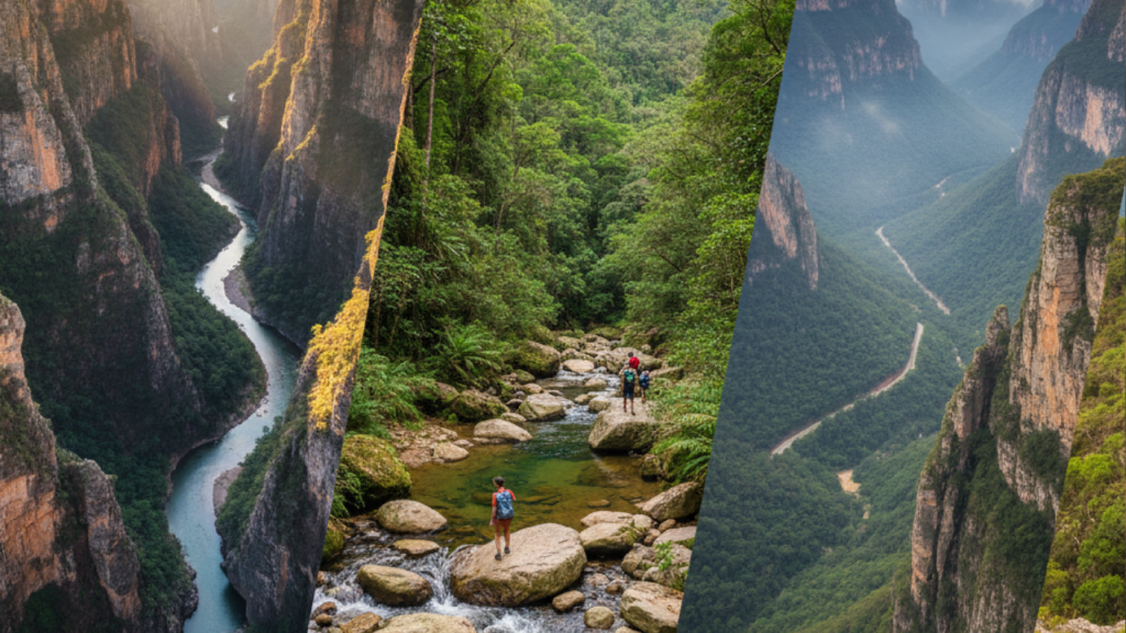 Imagem ilustrativa sobre Aparados da Serra: Itainbezinho, trilha do Rio do Boi e Fortaleza