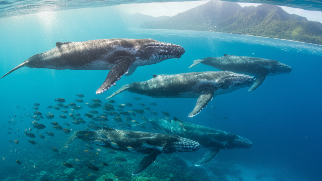 Imagem ilustrativa sobre Baleias vivas geram bilhões de dólares ao país em serviços ecossistêmicos