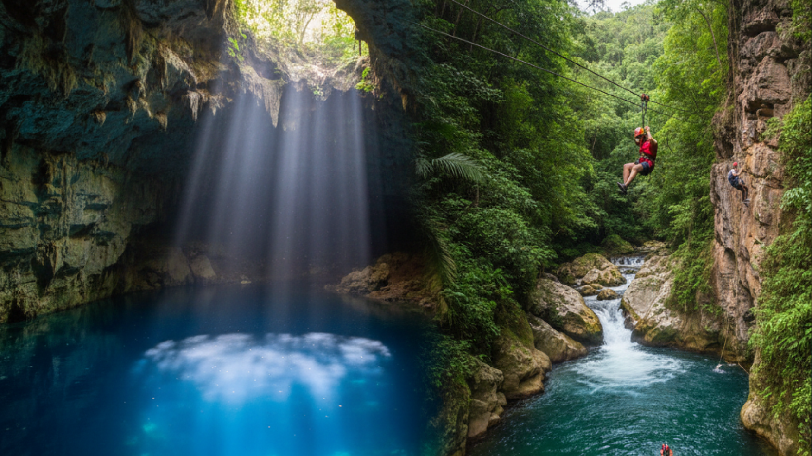 Imagem ilustrativa sobre Gruta do Lago Azul e Bonito Aventura