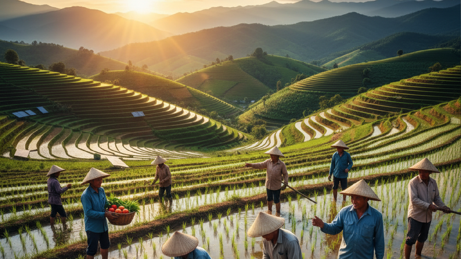 Imagem ilustrativa sobre Op-Ed | Asia’s Farmers Root for a Resilient Future