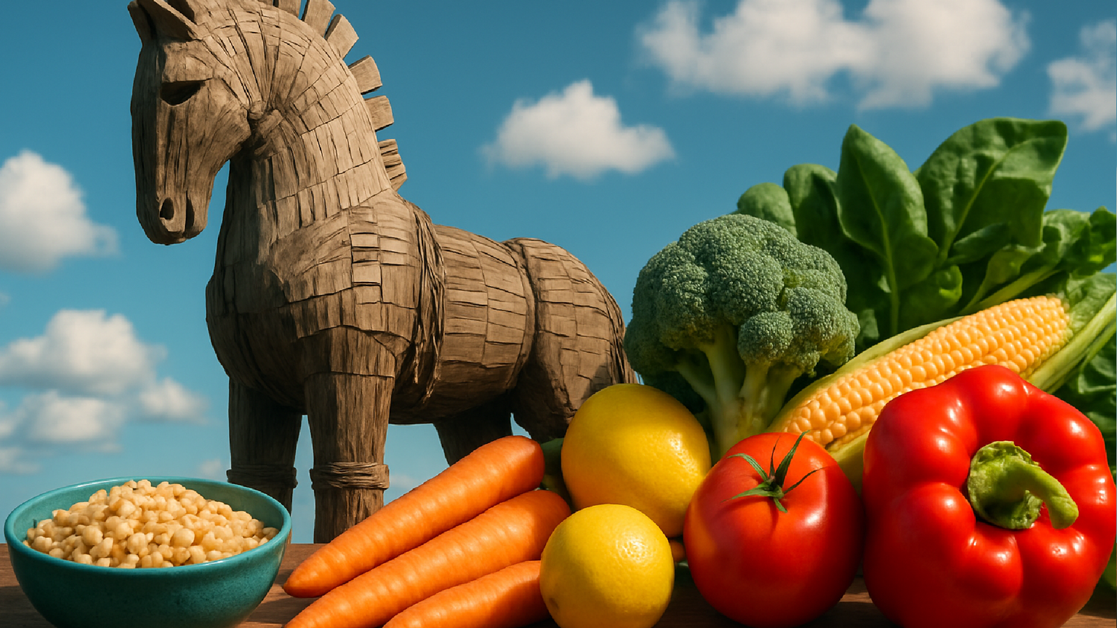 Imagem ilustrativa sobre Op-Ed | Food at COP: A Trojan Horse for Climate Action